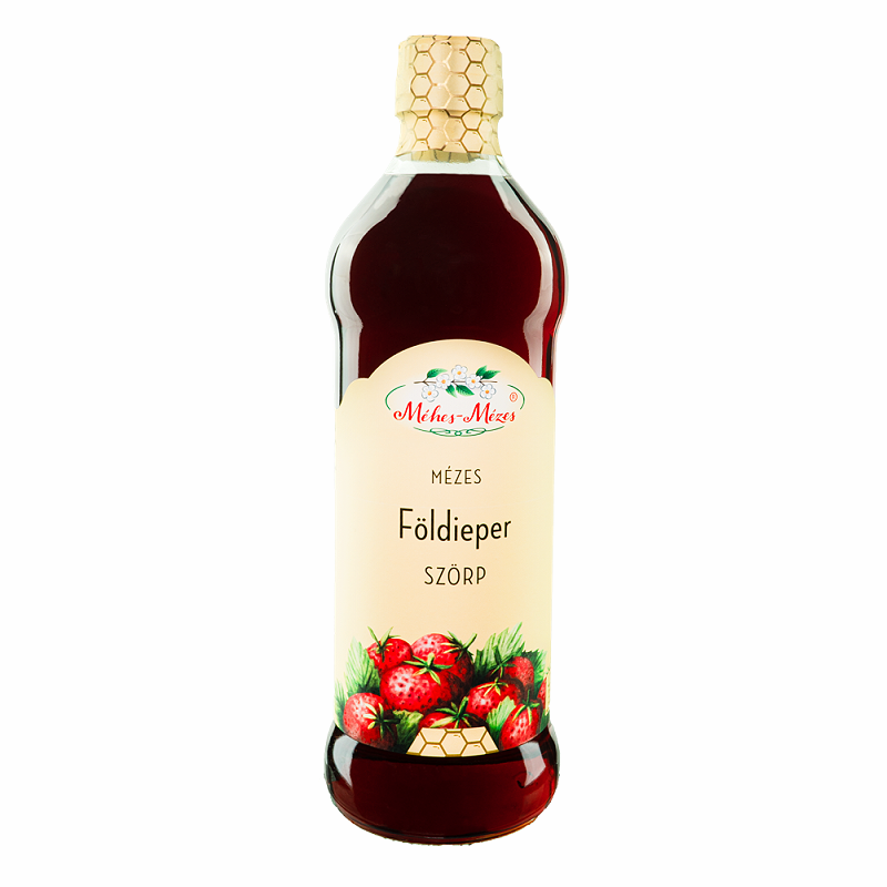 Méhes-Mézes szörp 500 ml mézes földieper 53%
