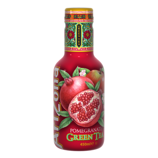 AriZona szénsavmentes üdítőital zöld tea kivonattal 450 ml gránátalma