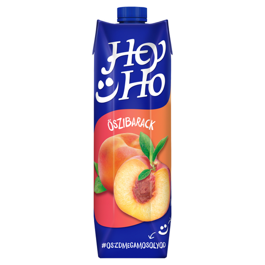 Hey-Ho gyümölcsital 1 l őszibarack 25%