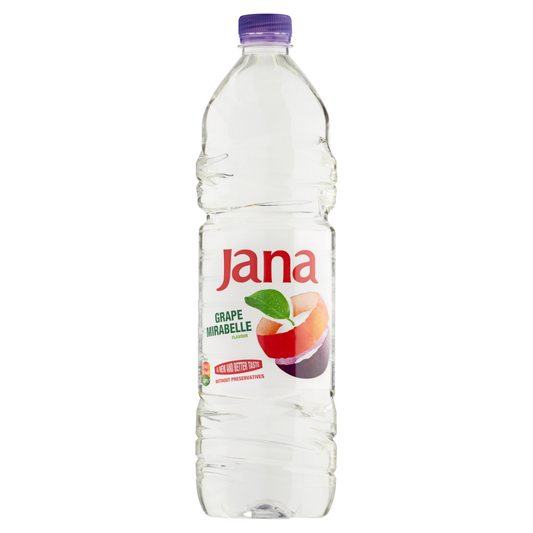Jana ízesített szénsavmentes üdítőital 1,5 l szőlő & mirabella ízű
