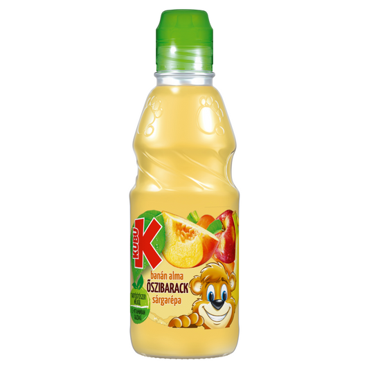 Kubu gyümölcs- és zöldséglé 0,3 l banán-alma-őszibarack-sárgarépa