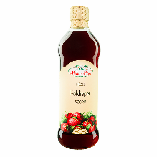 Méhes-Mézes szörp 500 ml mézes földieper 53%