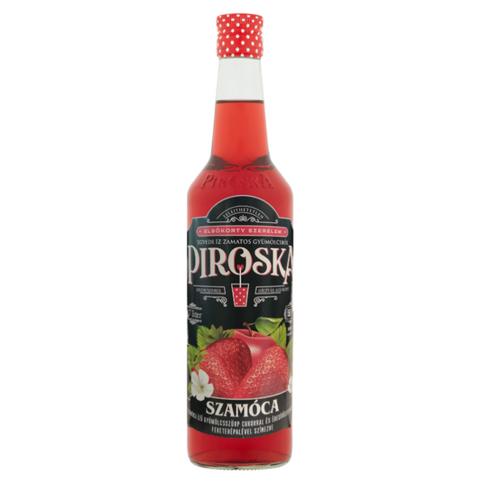 Piroska gyümölcsszörp 0,7 l szamóca, édesítőszerrel