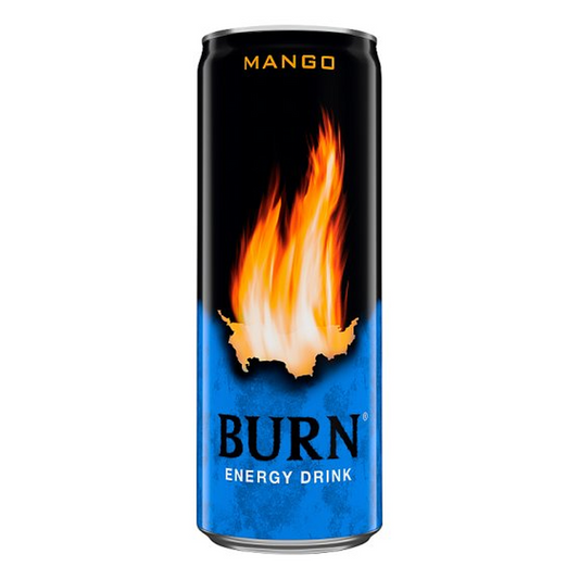 Burn szénsavas ital koffeinnel 250 ml mangó ízű