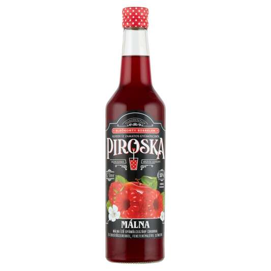 Piroska gyümölcsszörp 0,7 l málna, édesítőszerrel
