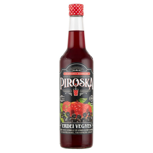 Piroska gyümölcsszörp 0,7 l erdei vegyes, édesítőszerrel