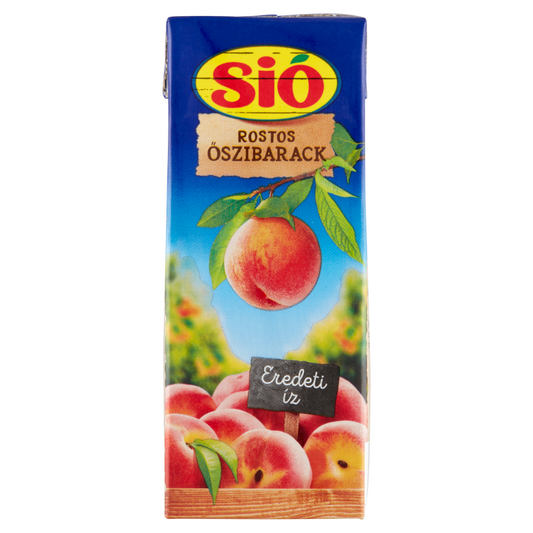 Sió gyümölcsital 0,2 l rostos őszibarack 20%