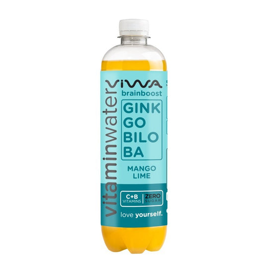 Viwa Zero BrainBoost szénsavmentes üdítőital vitaminokkal 0,6 l mangó-lime ízű